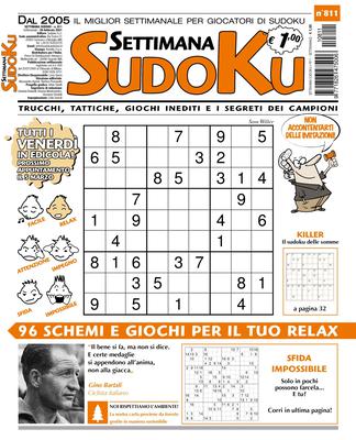 Settimana Sudoku N.811 – 26 Febbraio 2021