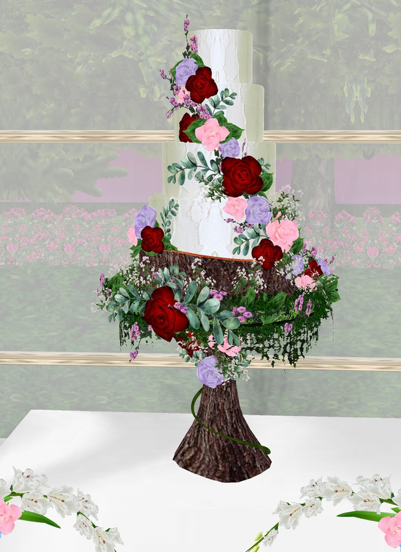 Foral-Wedding-Cake