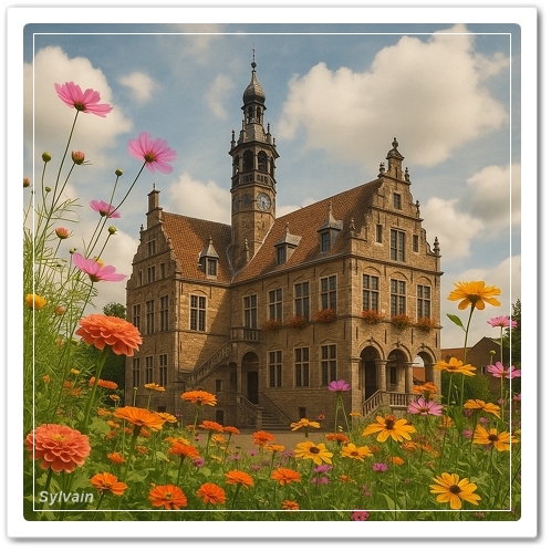 GEMEENTHUIS-MET-BLOEMEN