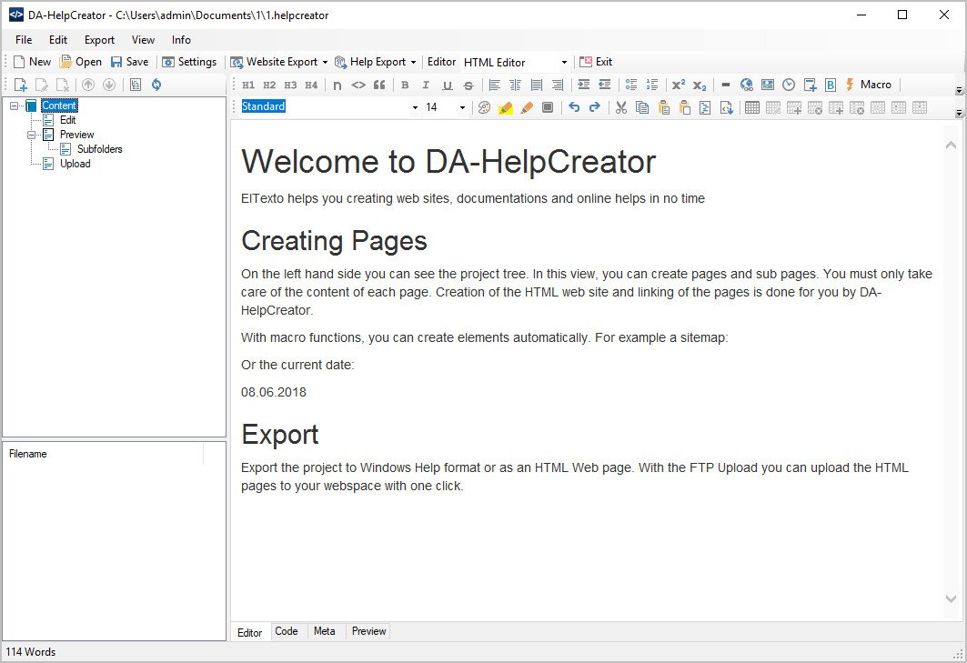 DA-Software HelpCreator 2.7.1