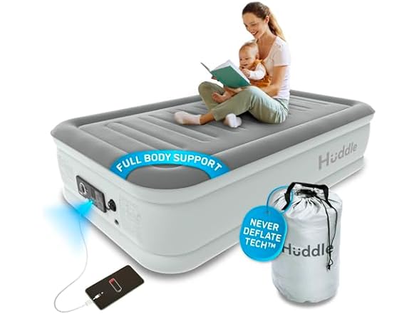 Huddle Luxury Air Bed with Dual Pump: Flash Sale at Woot! Huddle Luxury Air Bed with Dual Pump: Flash Sale at Woot!