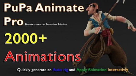 Blender Market - Pupa Animate Pro v1.3 Blender Market - Pupa Animate Pro v1.3