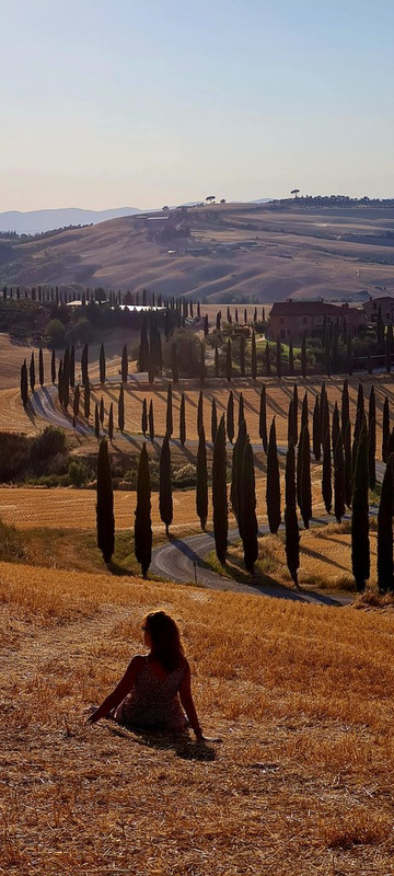 La Toscana 2022: entre termas y cipreses - Blogs de Italia - Los cipreses creen en Dios...y más en Val D'Orcia (10)