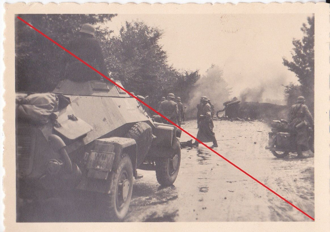 Foto Panzerspähwagen 4-Rad Deutsch