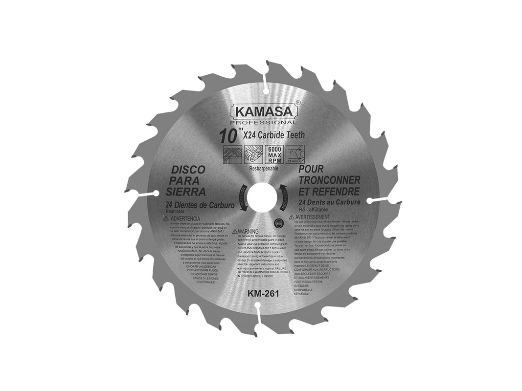 DISCO PARA SIERRA 10"X24T KAMASA