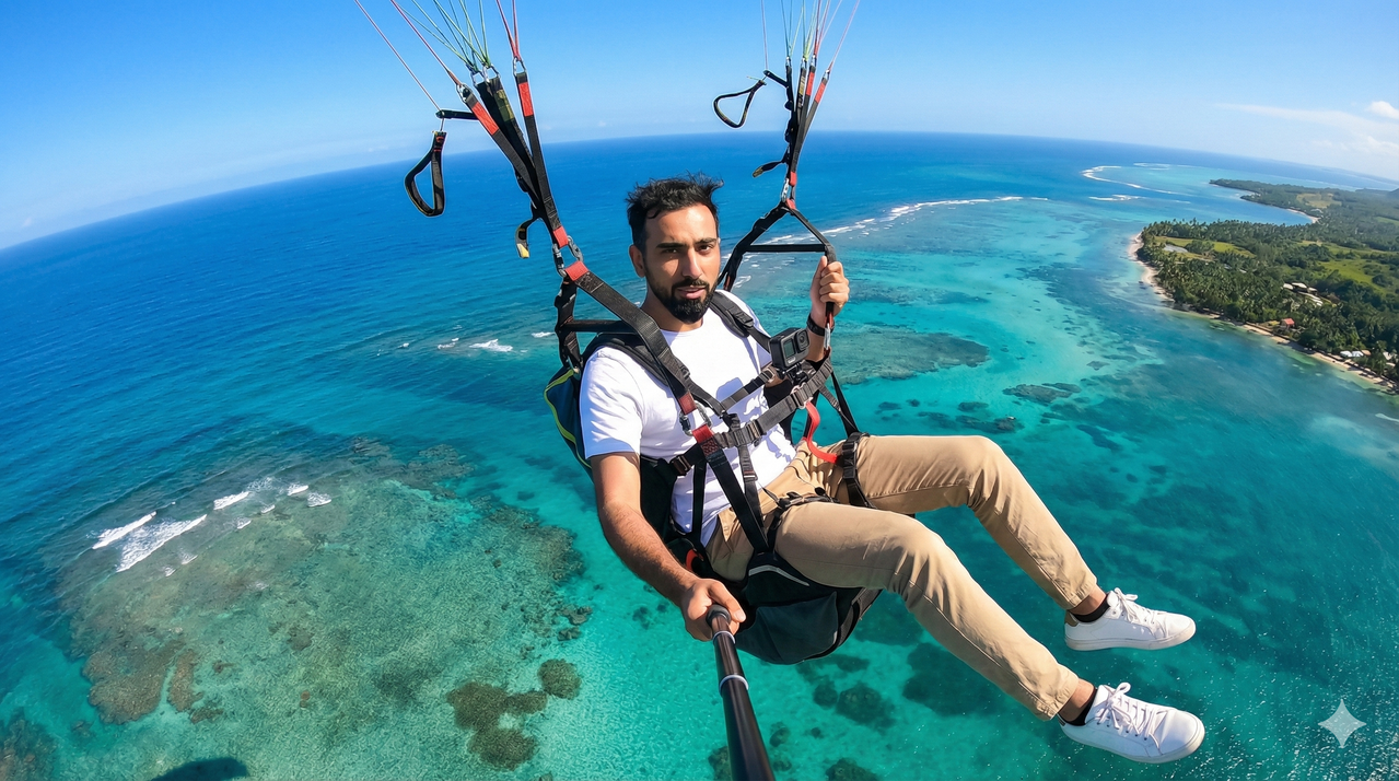 ABSOLUTE FACE LOCK — Paragliding Identity Shot