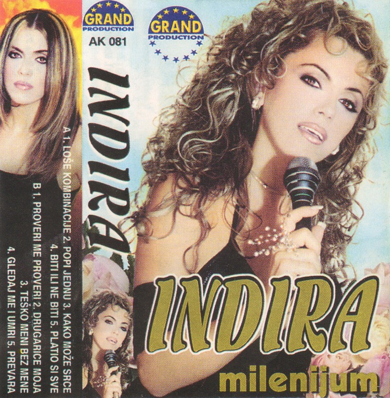Indira Radic - 2000 - Milenijum - kaseta - predn