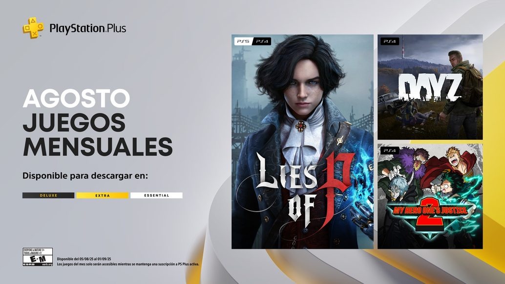 PlayStation Plus en agosto: Marionetas macabras, supervivencia extrema y héroes del anime