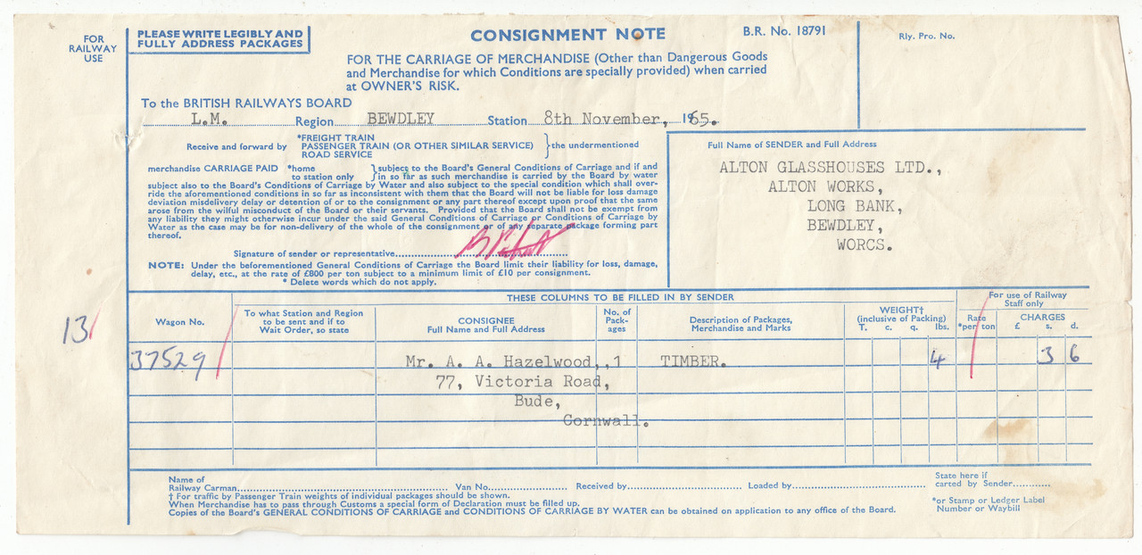 Bewdley Consignment Notes (43)