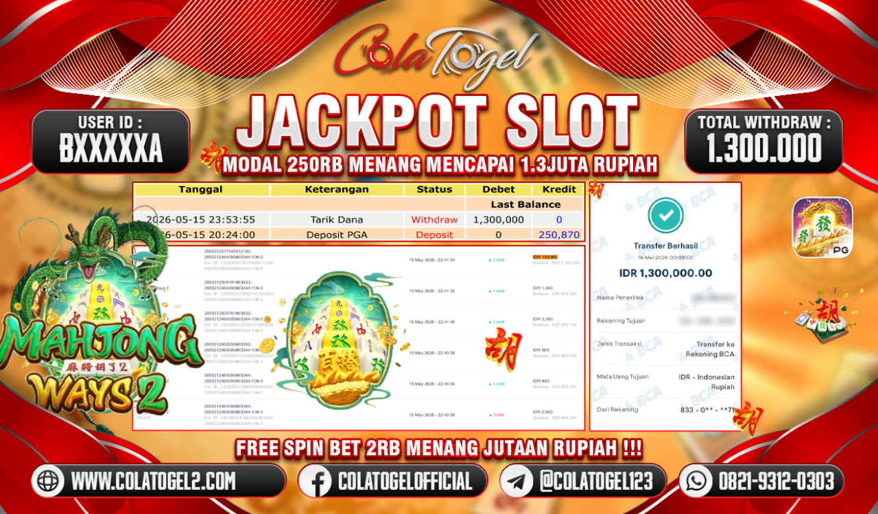 JACKPOT SLOT GACOR!!