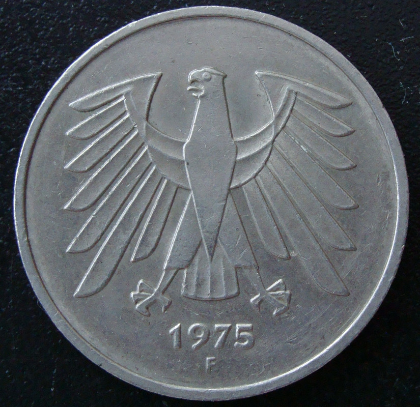 5 Marcos. Alemania (1975) RFA-5-Marcos-1975-rev