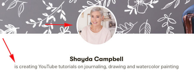 اضف صورة لحسابك على باتريون