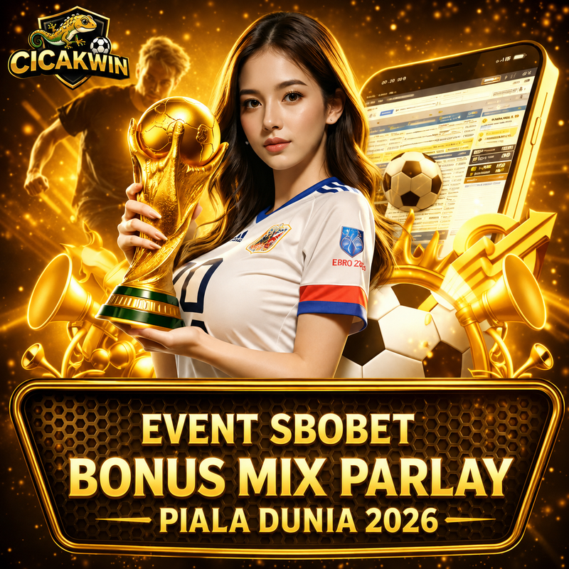 CICAKWIN: Link Login Event Sbobet Bonus Mix Parlay Piala Dunia 2026