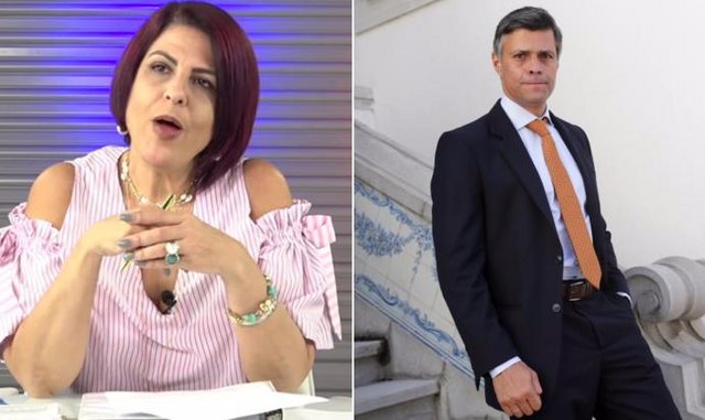 Patricia Poleo y Leopoldo López Patricia Poleo, Leopoldo López