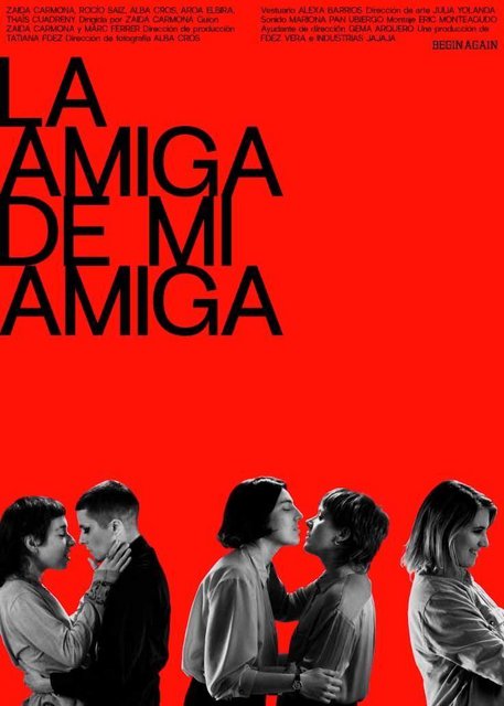 “LA AMIGA DE MI AMIGA”, ÓPERA PRIMA DE ZAIDA CARMONA, SE VERÁ EN LA SECCIÓN MADE IN SPAIN DE SAN SEBASTIÁN