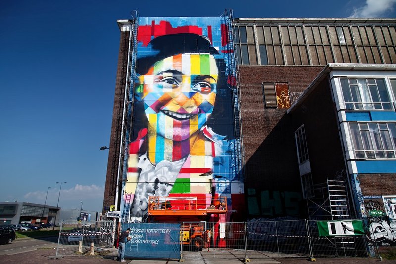 Ana Frank - Mural Artístico Callejero