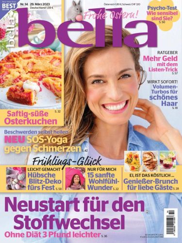 Cover: Bella Frauenmagazin No 14 vom 29  März 2023