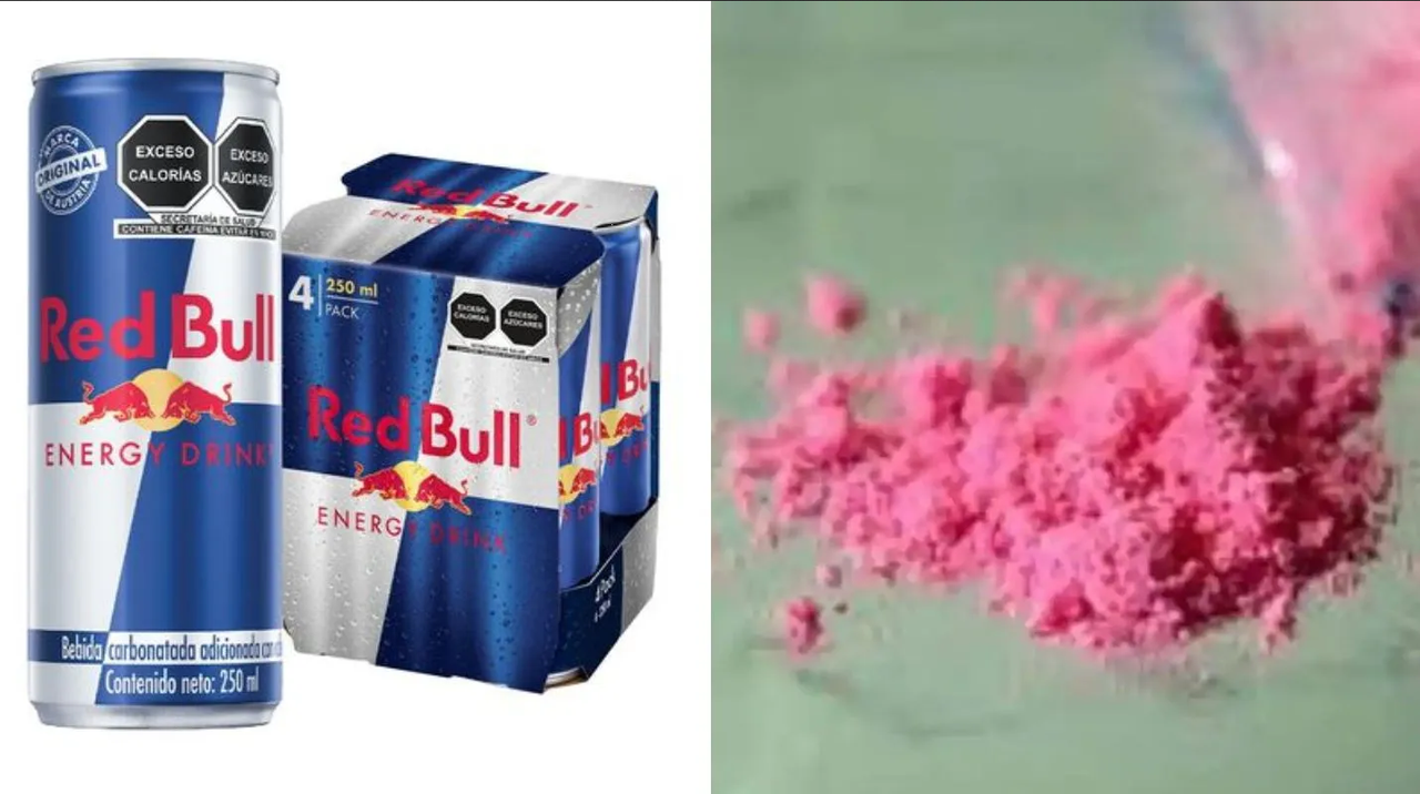 Toma Red Bull con cocaína rosa que sus amigos le dieron y fallece