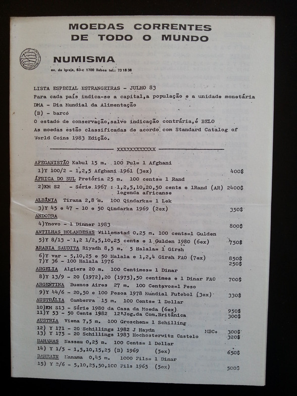 Lista Especial 07-1983