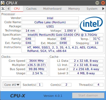 CPU-X - a neat CPU-Z equivalent for Linux... - Puppy Linux Discussion Forum