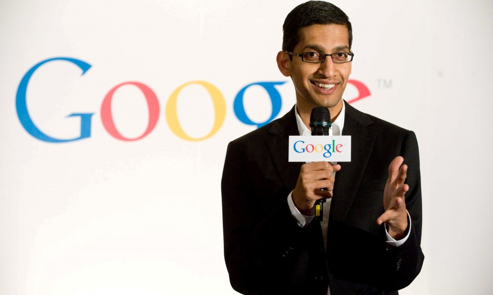 Sundar Pichai in his early days in Google