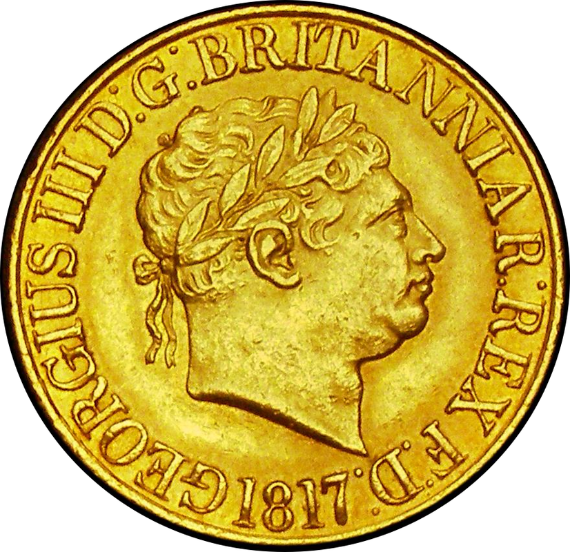 1817 Sovereign Obverse