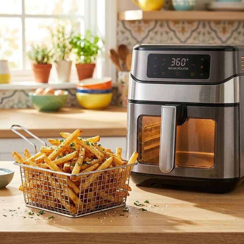 Thành phẩm khoai tây chiên giòn rụm