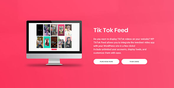 TikTok Feed PRO WordPress Plugin by QuadLayers