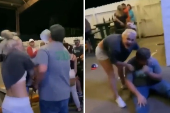 Може ли жена да нокаутира мъж ? Вижте сами!