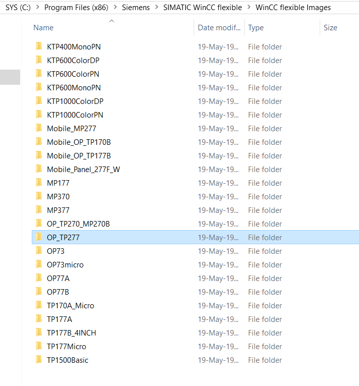 TP 277 6" factory reset