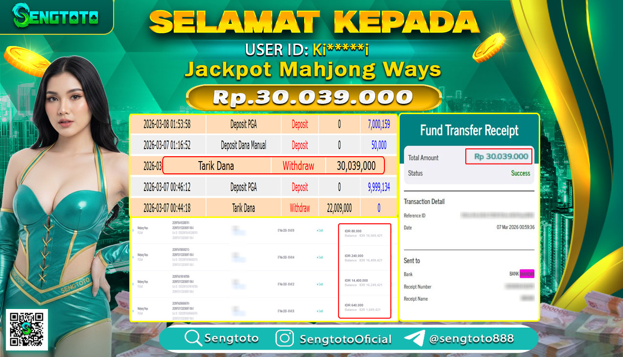 BUKTI PEMBAYARAN SLOT MAHJONG WAYS