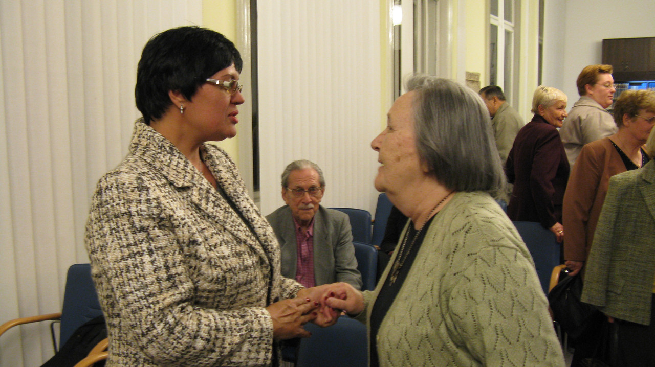 С Татьяной Рибкин-Пушкадией