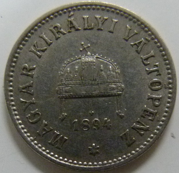 ¡¡Mis normalitas!! 10 Filler. Hungría (1894) HUN-10-Filler-1894-anv
