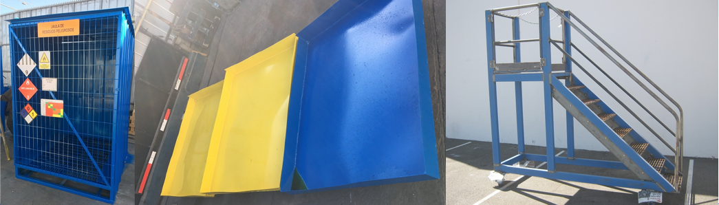 Estructura metálica fabricada y diseñada por Prosigna, muestra vigas y soporte en construcción