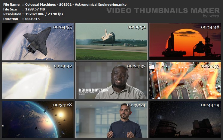 Colossal Machines - S01E02 - Astronomical Engineering.mkv