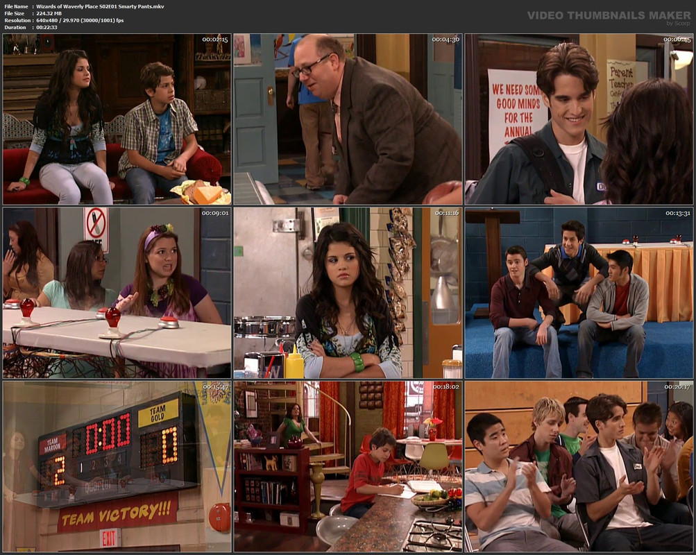 Wizards of Waverly Place S02E01 Smarty Pants.mkv