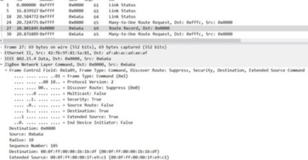 Using Wireshark to Understand the Zigbee Network Layer