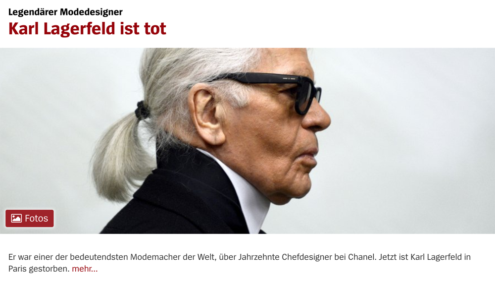 Und er/sie starb plötzlich und unerwartet! - Seite 5 Lagerfeld