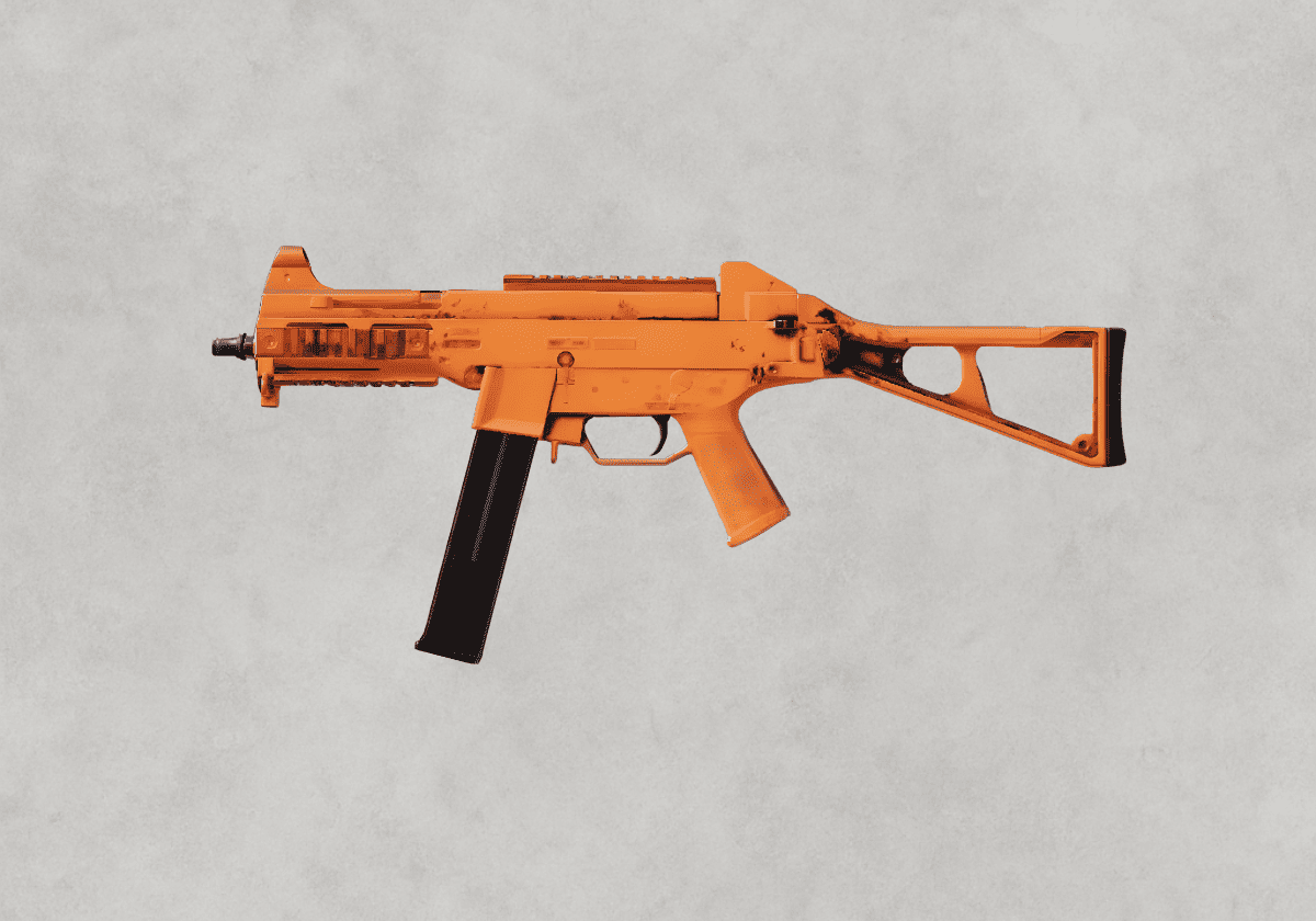 سكن UMP45 Rugged Orange ببجي – البرتقالي الخشن المميز