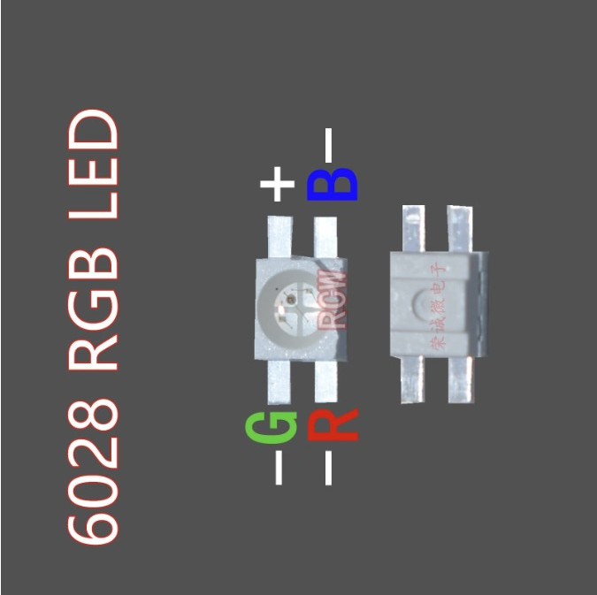 Led SMD anodo comun_pines