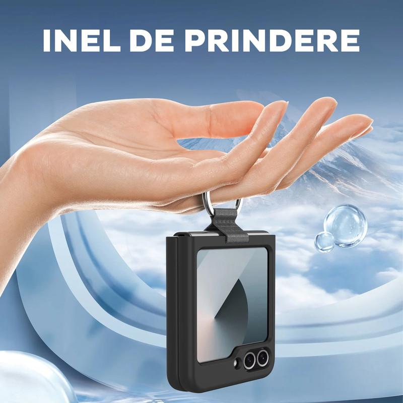 Husa pentru Samsung Galaxy Z Flip 6 DaDen cu inel, Protectie antisoc, Camera Ultra Safe, Silicon, Roz imgi 186 97a11f42 573e 480e 8527 19cb429f1c05 226ccffaf8e6e150aef9