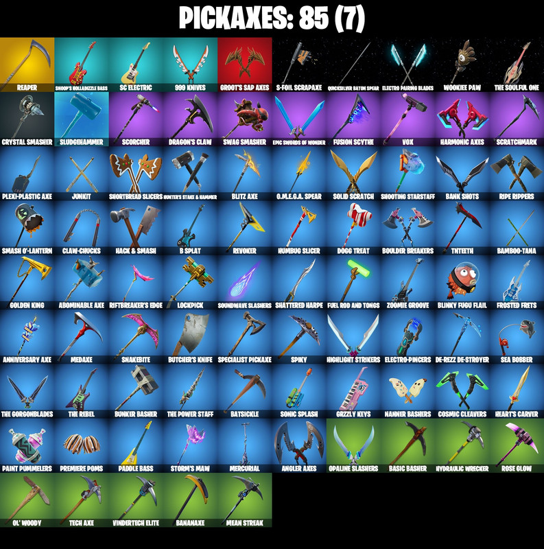 pickaxes comp