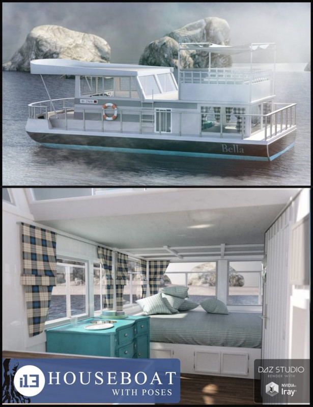 i13 Houseboat with Poses