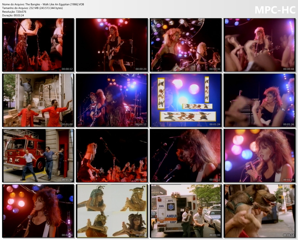 The Bangles - Walk Like An Egyptian (Clean) [1986]