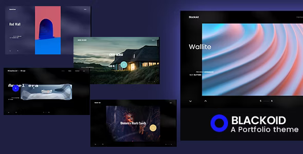 Blackoid – Creative Portfolio Theme WordPress