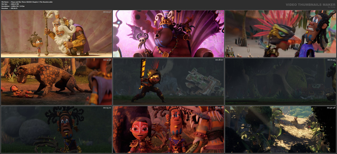 Maya and the Three S01E03 Chapter 3 The Rooster.mkv