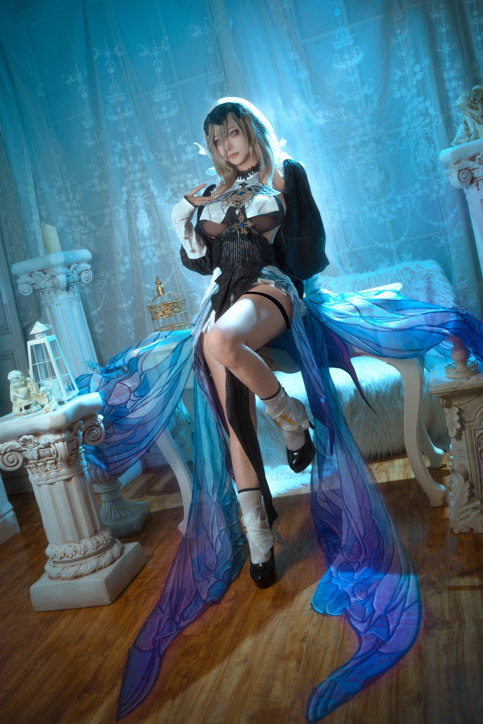 Seya-狮砸 – 崩坏 阿波尼亚 Cosplay 高清写真（15P+4V-172.1MB）插图1