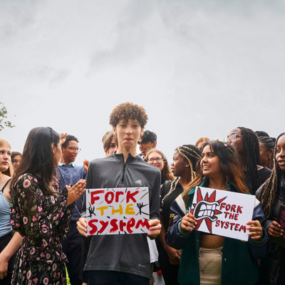 Bite Back activists campaigning together