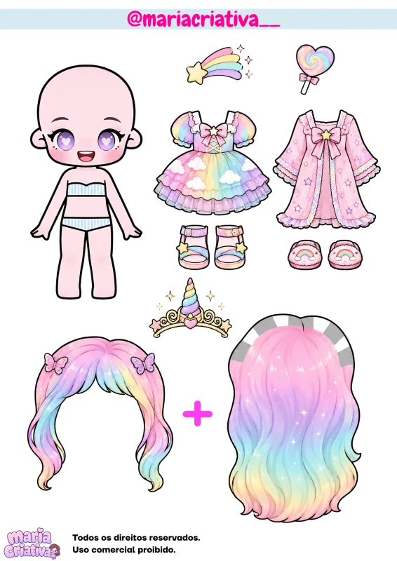 Boneca de papel 11