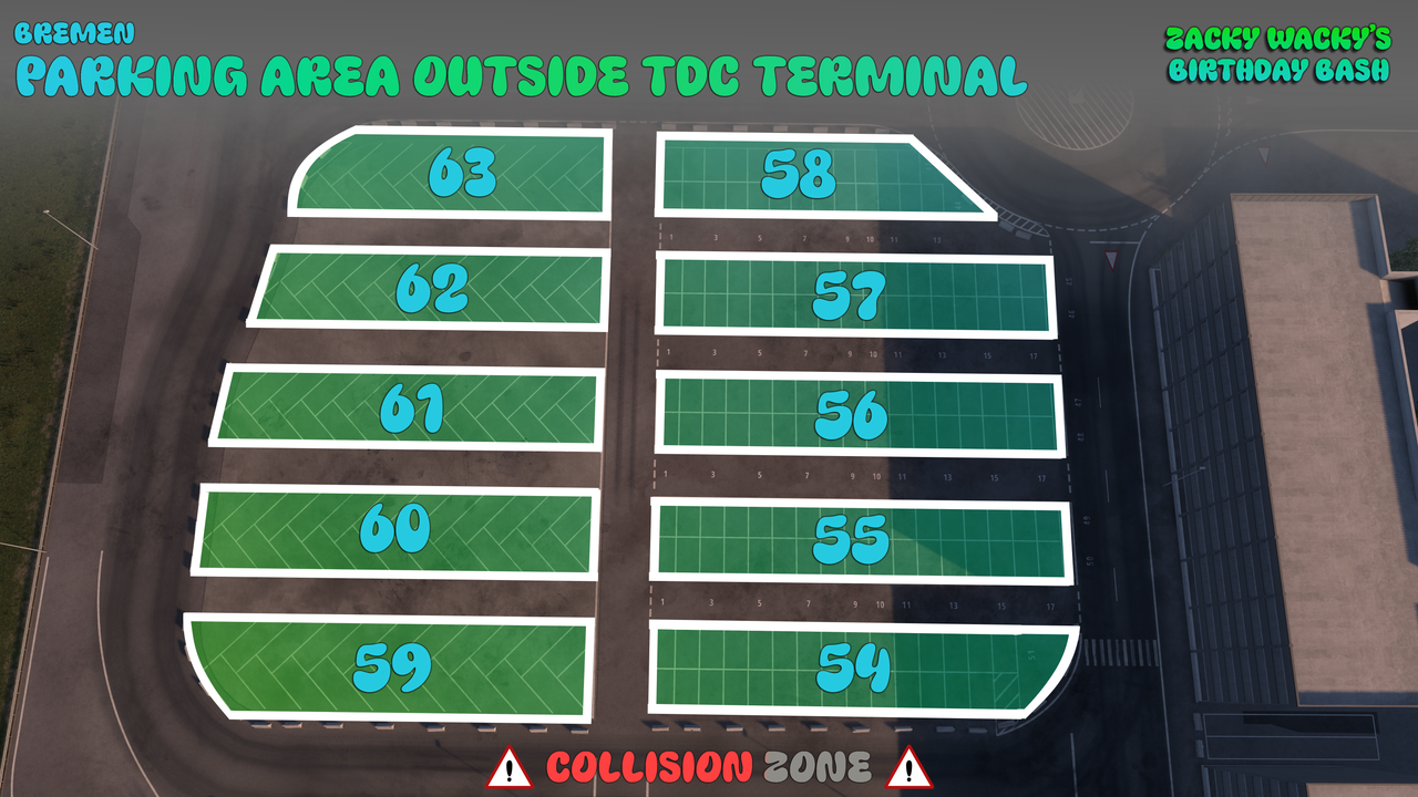 Bremen - Parking Area Outside TDC Terminal